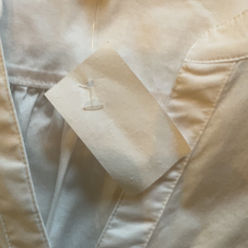 NWT J. Crew Factory Women’s Sz Small Poplin Short Sleeve Top in White / CA201 - Picture 3 of 6
